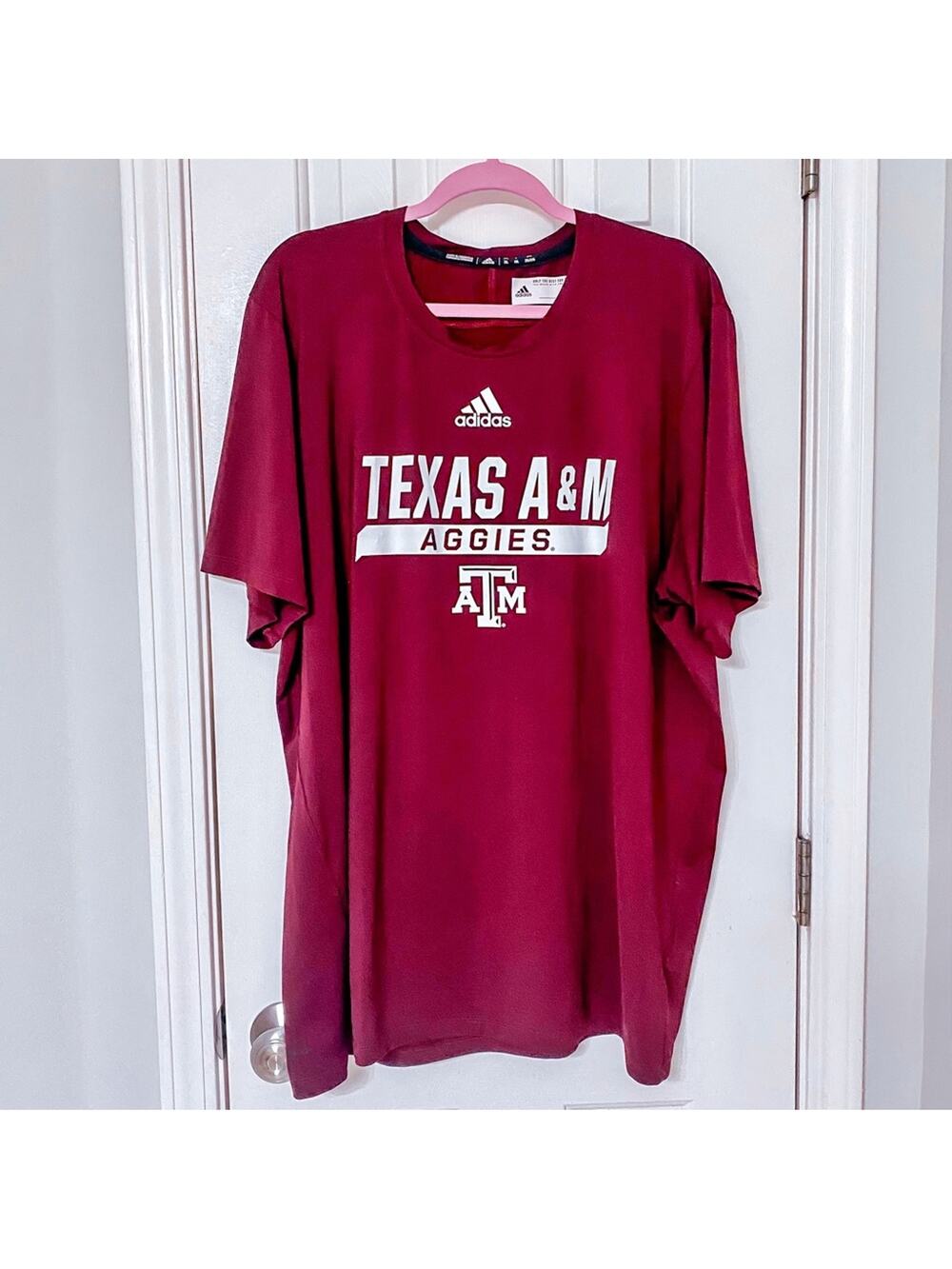 ADIDAS • Texas A&M Aggies Short Sleeve Dri-Fit Shirt